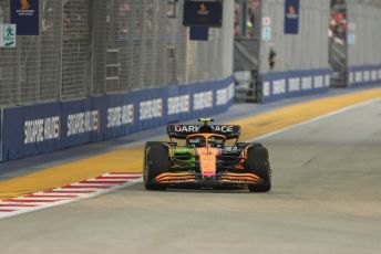 World © Octane Photographic Ltd. Formula 1 – Singapore Grand Prix - Marina Bay, Singapore. Friday 30th September 2022. Practice 1. McLaren F1 Team MCL36 - Lando Norris.