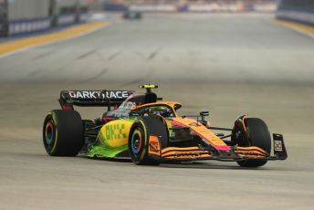 World © Octane Photographic Ltd. Formula 1 – Singapore Grand Prix - Marina Bay, Singapore. Friday 30th September 2022. Practice 1. McLaren F1 Team MCL36 - Lando Norris.