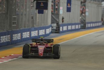 World © Octane Photographic Ltd. Formula 1 – Singapore Grand Prix - Marina Bay, Singapore. Friday 30th September 2022. Practice 1. Scuderia Ferrari F1-75 - Carlos Sainz.