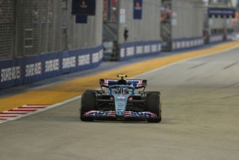 World © Octane Photographic Ltd. Formula 1 – Singapore Grand Prix - Marina Bay, Singapore. Friday 30th September 2022. Practice 1. BWT Alpine F1 Team A522 - Esteban Ocon.
