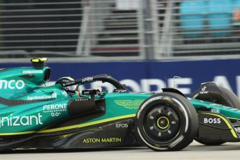 World © Octane Photographic Ltd. Formula 1 – Singapore Grand Prix - Marina Bay, Singapore. Friday 30th September 2022. Practice 1. Aston Martin Aramco Cognizant F1 Team AMR22 - Sebastian Vettel.