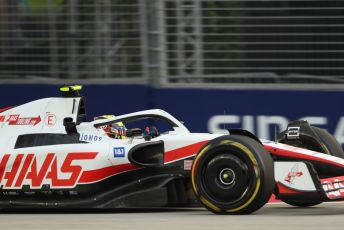 World © Octane Photographic Ltd. Formula 1 – Singapore Grand Prix - Marina Bay, Singapore. Friday 30th September 2022. Practice 1. Haas F1 Team VF-22 - Mick Schumacher.