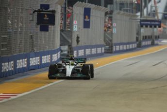 World © Octane Photographic Ltd. Formula 1 – Singapore Grand Prix - Marina Bay, Singapore. Friday 30th September 2022. Practice 1. Mercedes-AMG Petronas F1 Team F1 W13 - Lewis Hamilton.