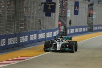 World © Octane Photographic Ltd. Formula 1 – Singapore Grand Prix - Marina Bay, Singapore. Friday 30th September 2022. Practice 1. Mercedes-AMG Petronas F1 Team F1 W13 - George Russell.