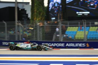 World © Octane Photographic Ltd. Formula 1 – Singapore Grand Prix - Marina Bay, Singapore. Friday 30th September 2022. Practice 1. Mercedes-AMG Petronas F1 Team F1 W13 - Lewis Hamilton.