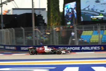 World © Octane Photographic Ltd. Formula 1 – Singapore Grand Prix - Marina Bay, Singapore. Friday 30th September 2022. Practice 1. Alfa Romeo F1 Team Orlen C42 - Valtteri Bottas.