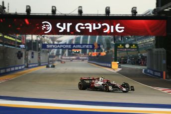 World © Octane Photographic Ltd. Formula 1 – Singapore Grand Prix - Marina Bay, Singapore. Friday 30th September 2022. Practice 1. Alfa Romeo F1 Team Orlen C42 - Guanyu Zhou.