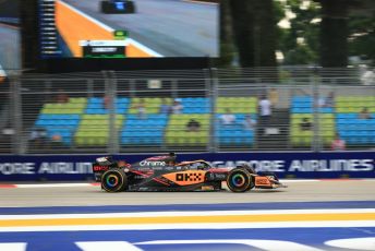 World © Octane Photographic Ltd. Formula 1 – Singapore Grand Prix - Marina Bay, Singapore. Friday 30th September 2022. Practice 1. McLaren F1 Team MCL36 - Daniel Ricciardo.