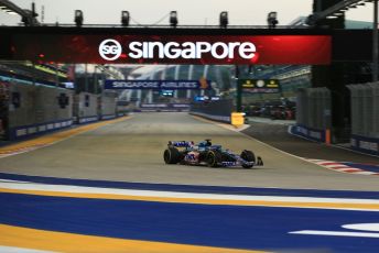 World © Octane Photographic Ltd. Formula 1 – Singapore Grand Prix - Marina Bay, Singapore. Friday 30th September 2022. Practice 1. BWT Alpine F1 Team A522 - Fernando Alonso.