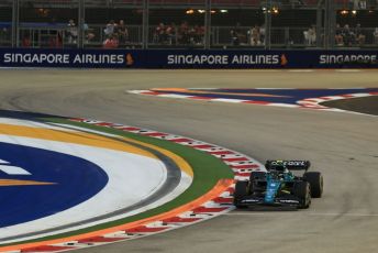 World © Octane Photographic Ltd. Formula 1 – Singapore Grand Prix - Marina Bay, Singapore. Friday 30th September 2022. Practice 1. Aston Martin Aramco Cognizant F1 Team AMR22 - Sebastian Vettel.