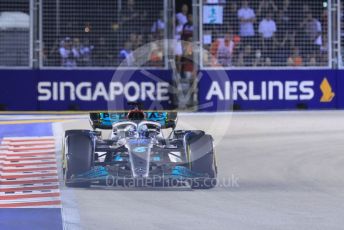 World © Octane Photographic Ltd. Formula 1 – Singapore Grand Prix - Marina Bay, Singapore. Friday 30th September 2022. Practice 2. Mercedes-AMG Petronas F1 Team F1 W13 - George Russell.