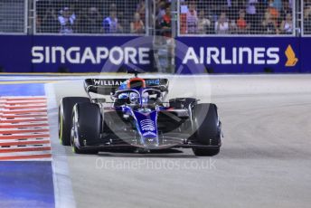 World © Octane Photographic Ltd. Formula 1 – Singapore Grand Prix - Marina Bay, Singapore. Friday 30th September 2022. Practice 2.  Williams Racing FW44 - Alex Albon.