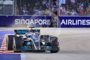 World © Octane Photographic Ltd. Formula 1 – Singapore Grand Prix - Marina Bay, Singapore. Friday 30th September 2022. Practice 2. Mercedes-AMG Petronas F1 Team F1 W13 - George Russell.