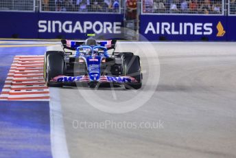 World © Octane Photographic Ltd. Formula 1 – Singapore Grand Prix - Marina Bay, Singapore. Friday 30th September 2022. Practice 2. BWT Alpine F1 Team A522 - Esteban Ocon.