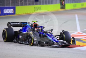 World © Octane Photographic Ltd. Formula 1 – Singapore Grand Prix - Marina Bay, Singapore. Friday 30th September 2022. Practice 2. Williams Racing FW44 - Nicholas Latifi.