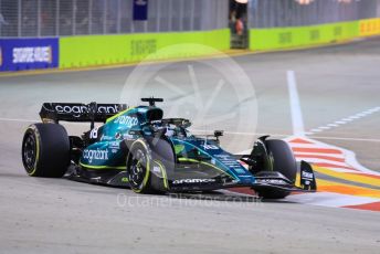 World © Octane Photographic Ltd. Formula 1 – Singapore Grand Prix - Marina Bay, Singapore. Friday 30th September 2022. Practice 2. Aston Martin Aramco Cognizant F1 Team AMR22 - Lance Stroll.