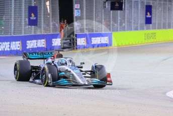 World © Octane Photographic Ltd. Formula 1 – Singapore Grand Prix - Marina Bay, Singapore. Friday 30th September 2022. Practice 2. Mercedes-AMG Petronas F1 Team F1 W13 - George Russell.