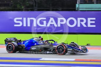 World © Octane Photographic Ltd. Formula 1 – Singapore Grand Prix - Marina Bay, Singapore. Friday 30th September 2022. Practice 2. Williams Racing FW44 - Nicholas Latifi.