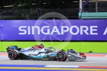 World © Octane Photographic Ltd. Formula 1 – Singapore Grand Prix - Marina Bay, Singapore. Friday 30th September 2022. Practice 2. Mercedes-AMG Petronas F1 Team F1 W13 - George Russell.