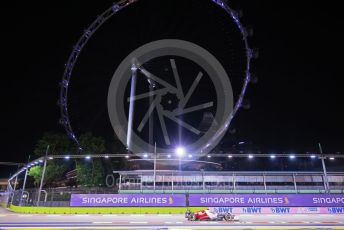 World © Octane Photographic Ltd. Formula 1 – Singapore Grand Prix - Marina Bay, Singapore. Friday 30th September 2022. Practice 2. Alfa Romeo F1 Team Orlen C42 - Valtteri Bottas.