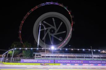 World © Octane Photographic Ltd. Formula 1 – Singapore Grand Prix - Marina Bay, Singapore. Friday 30th September 2022. Practice 2. McLaren F1 Team MCL36 - Daniel Ricciardo.