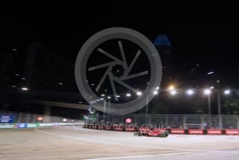 World © Octane Photographic Ltd. Formula 1 – Singapore Grand Prix - Marina Bay, Singapore. Friday 30th September 2022. Practice 2. Scuderia Ferrari F1-75 - Carlos Sainz.
