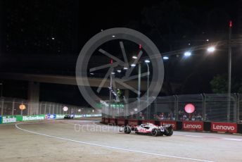 World © Octane Photographic Ltd. Formula 1 – Singapore Grand Prix - Marina Bay, Singapore. Friday 30th September 2022. Practice 2. Haas F1 Team VF-22 - Mick Schumacher.