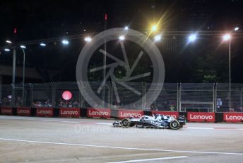 World © Octane Photographic Ltd. Formula 1 – Singapore Grand Prix - Marina Bay, Singapore. Friday 30th September 2022. Practice 2. Scuderia AlphaTauri AT03 - Pierre Gasly.