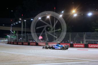 World © Octane Photographic Ltd. Formula 1 – Singapore Grand Prix - Marina Bay, Singapore. Friday 30th September 2022. Practice 2. BWT Alpine F1 Team A522 - Fernando Alonso.
