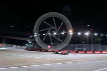 World © Octane Photographic Ltd. Formula 1 – Singapore Grand Prix - Marina Bay, Singapore. Friday 30th September 2022. Practice 2. Alfa Romeo F1 Team Orlen C42 - Valtteri Bottas.