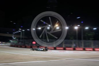 World © Octane Photographic Ltd. Formula 1 – Singapore Grand Prix - Marina Bay, Singapore. Friday 30th September 2022. Practice 2. Mercedes-AMG Petronas F1 Team F1 W13 - Lewis Hamilton.
