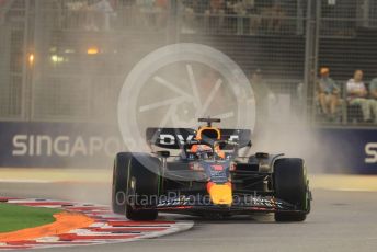 World © Octane Photographic Ltd. Formula 1 – Singapore Grand Prix - Marina Bay, Singapore. Saturday 1st October 2022. Practice 3. Oracle Red Bull Racing RB18 – Max Verstappen.
