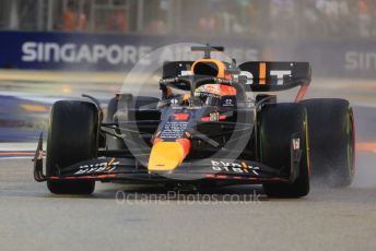 World © Octane Photographic Ltd. Formula 1 – Singapore Grand Prix - Marina Bay, Singapore. Saturday 1st October 2022. Practice 3. Oracle Red Bull Racing RB18 – Max Verstappen.