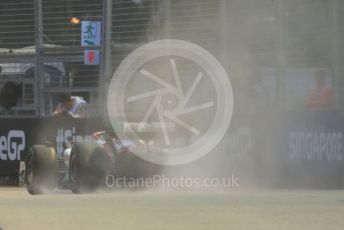 World © Octane Photographic Ltd. Formula 1 – Singapore Grand Prix - Marina Bay, Singapore. Saturday 1st October 2022. Practice 3. Alfa Romeo F1 Team Orlen C42 - Valtteri Bottas.