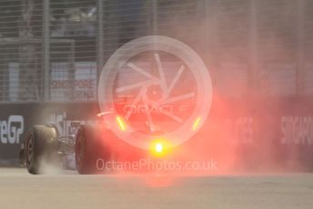 World © Octane Photographic Ltd. Formula 1 – Singapore Grand Prix - Marina Bay, Singapore. Saturday 1st October 2022. Practice 3. Oracle Red Bull Racing RB18 – Sergio Perez.