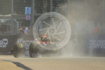 World © Octane Photographic Ltd. Formula 1 – Singapore Grand Prix - Marina Bay, Singapore. Saturday 1st October 2022. Practice 3. Oracle Red Bull Racing RB18 – Sergio Perez.