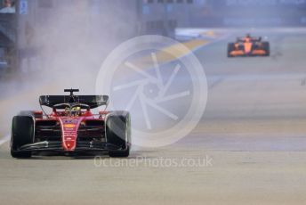 World © Octane Photographic Ltd. Formula 1 – Singapore Grand Prix - Marina Bay, Singapore. Saturday 1st October 2022. Practice 3. Scuderia Ferrari F1-75 - Charles Leclerc.