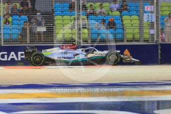 World © Octane Photographic Ltd. Formula 1 – Singapore Grand Prix - Marina Bay, Singapore. Saturday 1st October 2022. Practice 3. Mercedes-AMG Petronas F1 Team F1 W13 - Lewis Hamilton.