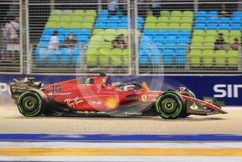 World © Octane Photographic Ltd. Formula 1 – Singapore Grand Prix - Marina Bay, Singapore. Saturday 1st October 2022. Practice 3. Scuderia Ferrari F1-75 - Charles Leclerc.