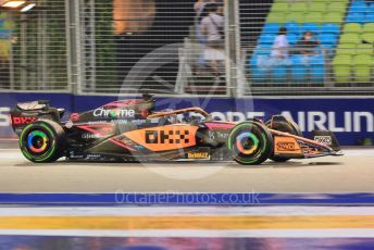 World © Octane Photographic Ltd. Formula 1 – Singapore Grand Prix - Marina Bay, Singapore. Saturday 1st October 2022. Practice 3. McLaren F1 Team MCL36 - Daniel Ricciardo.