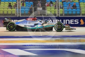 World © Octane Photographic Ltd. Formula 1 – Singapore Grand Prix - Marina Bay, Singapore. Saturday 1st October 2022. Practice 3. Mercedes-AMG Petronas F1 Team F1 W13 - George Russell.