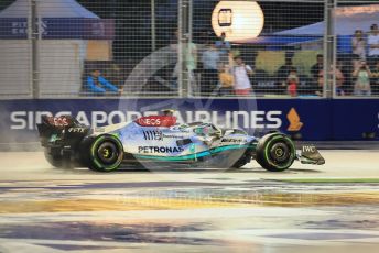 World © Octane Photographic Ltd. Formula 1 – Singapore Grand Prix - Marina Bay, Singapore. Saturday 1st October 2022. Practice 3. Mercedes-AMG Petronas F1 Team F1 W13 - Lewis Hamilton.