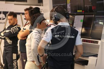 World © Octane Photographic Ltd. Formula 1 – Singapore Grand Prix - Marina Bay, Singapore. Saturday 1st October 2022. Practice 3. Scuderia AlphaTauri AT03 - Yuki Tsunoda.