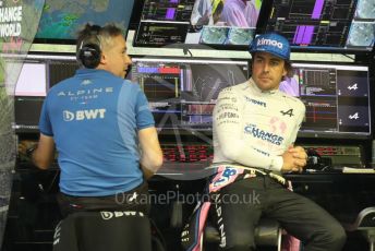 World © Octane Photographic Ltd. Formula 1 – Singapore Grand Prix - Marina Bay, Singapore. Saturday 1st October 2022. Practice 3. BWT Alpine F1 Team A522 - Fernando Alonso.