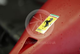 World © Octane Photographic Ltd. Formula 1 – Singapore Grand Prix - Marina Bay, Singapore. Saturday 1st October 2022. Practice 3. Scuderia Ferrari F1-75nose in the rain