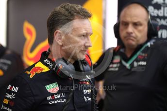 World © Octane Photographic Ltd. Formula 1 – Singapore Grand Prix - Marina Bay, Singapore. Saturday 1st October 2022. Practice 3. Oracle Red Bull Racing Team Principal - Christian Horner