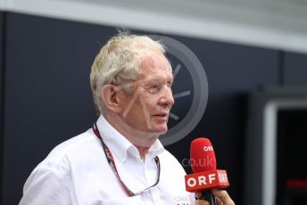 World © Octane Photographic Ltd. Formula 1 – Singapore Grand Prix - Marina Bay, Singapore. Saturday 1st October 2022. Practice 3. Oracle Red Bull Racing advisor - Helmut Marko