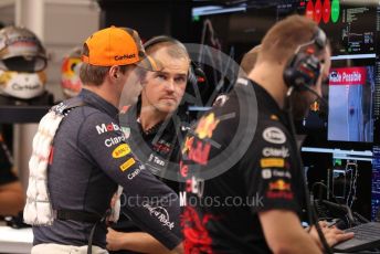 World © Octane Photographic Ltd. Formula 1 – Singapore Grand Prix - Marina Bay, Singapore. Saturday 1st October 2022. Practice 3. Oracle Red Bull Racing RB18 – Max Verstappen.