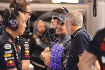 World © Octane Photographic Ltd. Formula 1 – Singapore Grand Prix - Marina Bay, Singapore. Saturday 1st October 2022. Practice 3. Oracle Red Bull Racing RB18 – Sergio Perez.