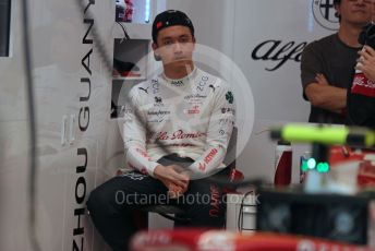 World © Octane Photographic Ltd. Formula 1 – Singapore Grand Prix - Marina Bay, Singapore. Saturday 1st October 2022. Practice 3. Alfa Romeo F1 Team Orlen C42 - Guanyu Zhou.